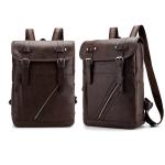 Custom Men Leather Backpack Bags Fashion Luxury Waterproof College School