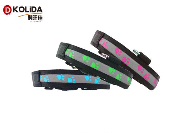 Buy cheap Safety Pet Night Light LED Dog Collar , 3 Sizes Nylon Glow In The Dark Collar from wholesalers