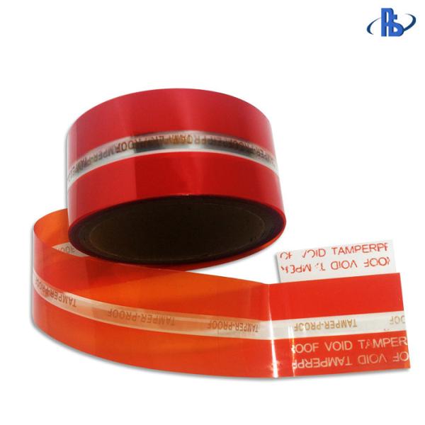 Buy cheap Anti Tamper Seal Tape , Partial Transfer Packaging Security Tape from wholesalers