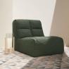 Buy cheap No Assembly Required Modern Patio Furniture Black Sleek Durable Garden Lounge Sofa from wholesalers
