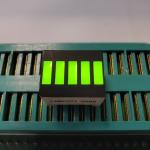 5 Segment 574nm Common Cathode LED Light Bar For Battery Display
