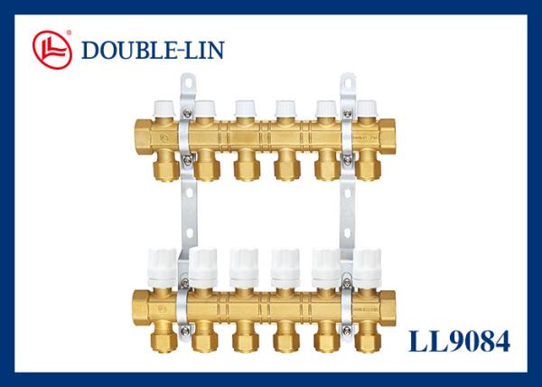 Buy cheap BS2779 2 - 8 Way HPB 57-3 Brass Manifolds 16 Bar from wholesalers
