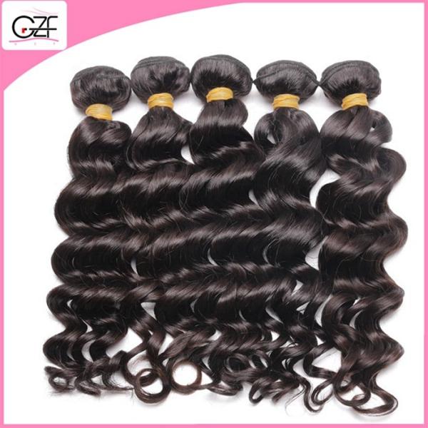 Quality One Donor Brazilian Deep Wave Curly Hair 7A Double Weft Unprocessed Brazilian Hair for sale