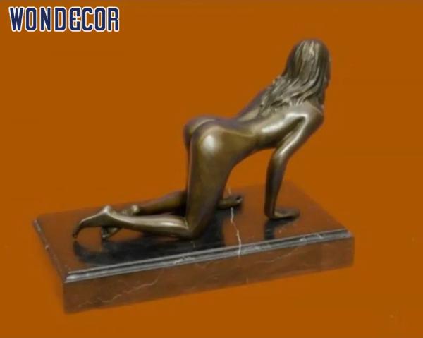 Buy cheap Nude Statue Woman Bronze Statues Sculpture Indoor Desktop Decoration from wholesalers