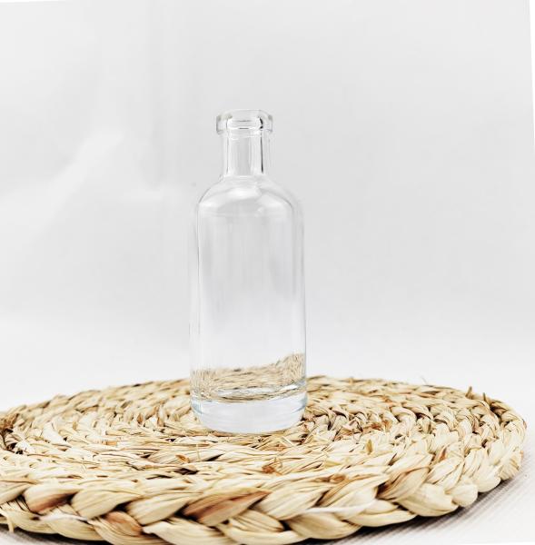 Buy cheap Glass Wine Bottle with Cork 100ml Round Shape Transparent Clear Body Material Glass from wholesalers