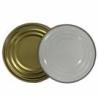 Buy cheap 200# (59mm) TFS Hard open End Food Packaging Clear and White Food lid from wholesalers