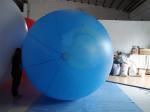 Durable Advertising Helium Zeppelin , Blue Waterproof Inflatable Blimps