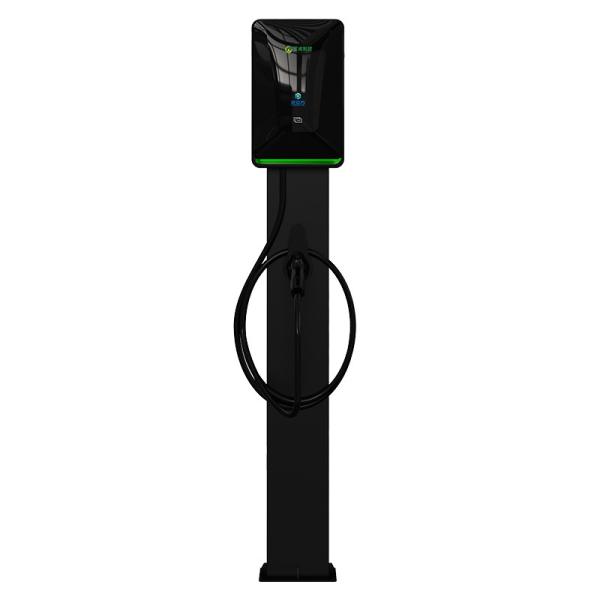 Buy cheap 7KW 11KW 21KW Black Column Type Electric Vehicle AC Charging Pile from wholesalers