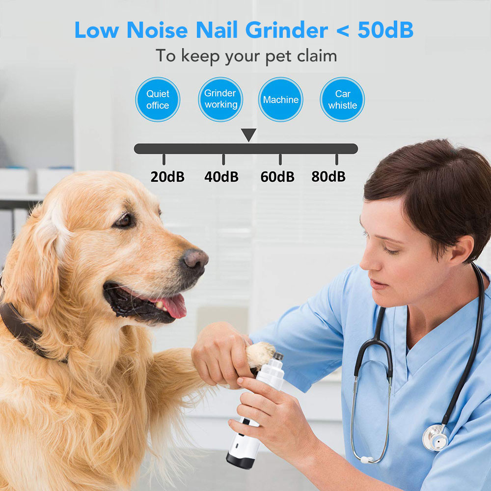 Professional Smooth Paws Nail Trimmer Cordless Safety High Precise Painless