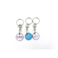 Buy cheap Eco - Friendly Personalized Metal Keychains Epoxy Resin Printed Logo Processing product