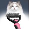 Buy cheap Pet Grooming Comb Portable Double Side SheddingSelf Cleaning Slicker Cat Reusable Dog from wholesalers