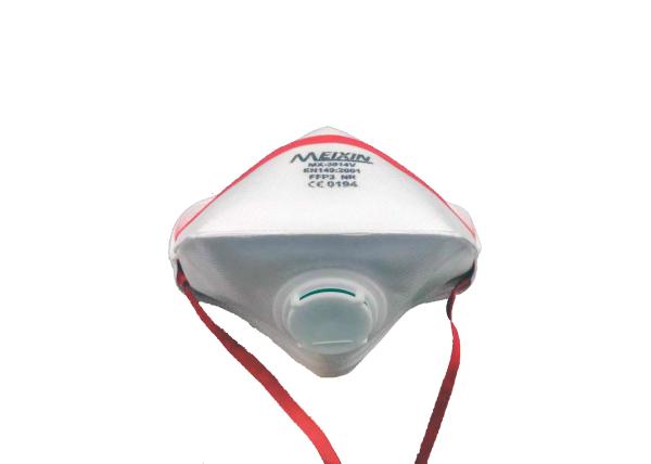 Buy cheap FFP2V Foldable Dust Mask With Valve Economical Low Breathing Resistance from wholesalers