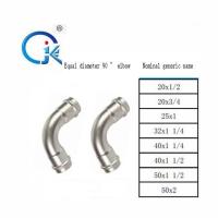Buy cheap DVGW V Shape Inox Press Fittings Forged SS Plumbing Fittings product
