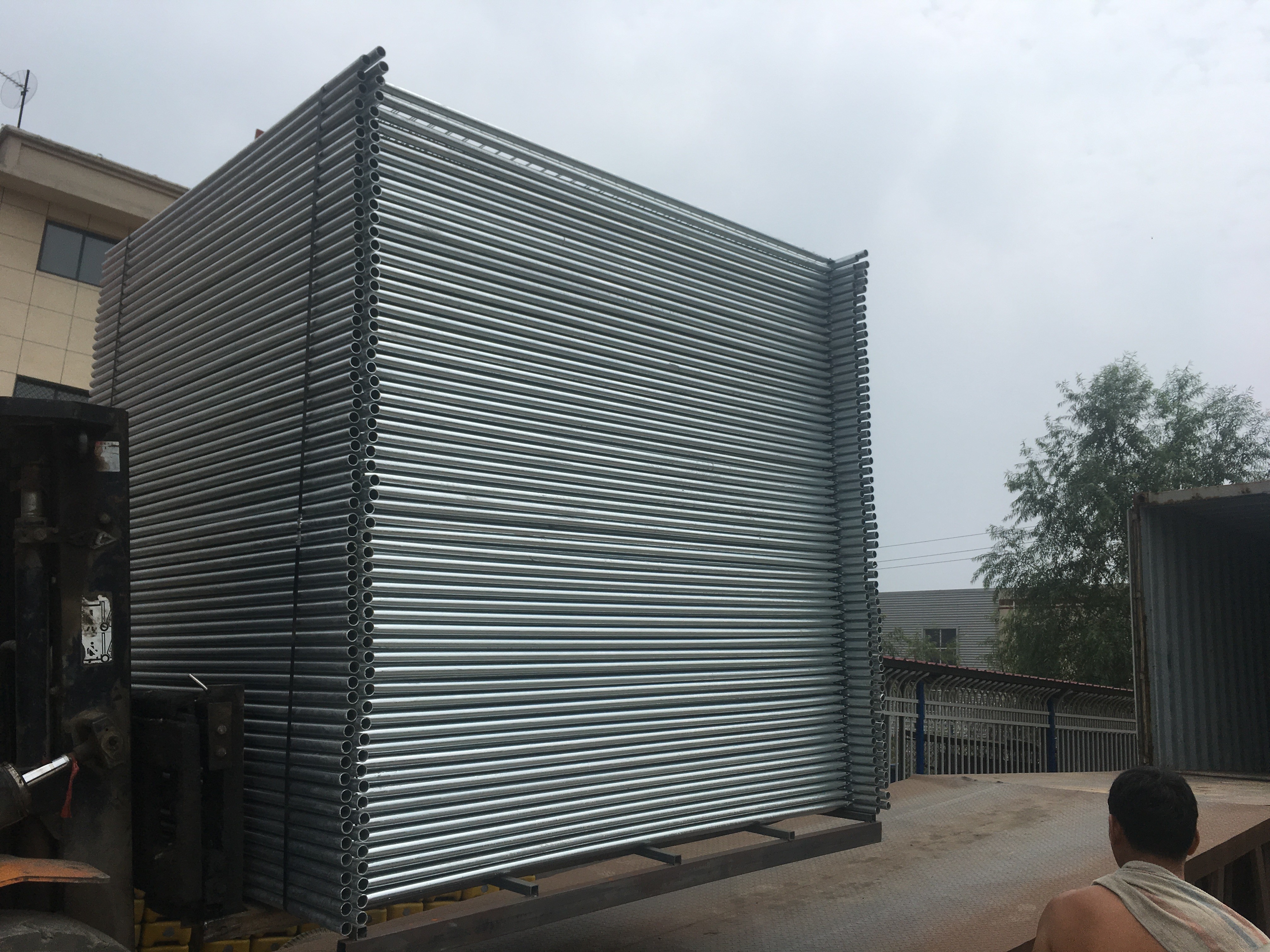 High Security Temporary Pool Fence Panels / Temporary Fence Netting 22.00kg