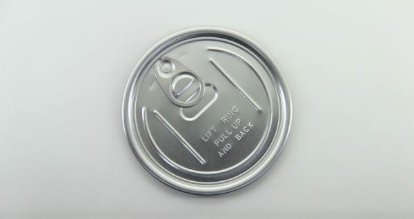 Small Eco friendly embossing printing Easy Open Plastic bottle Lid silver color