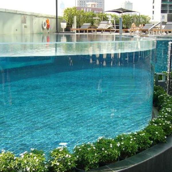 Buy cheap Custom Size Aquarium 93% Transmission Acrylic Sheets For Swimming Pool from wholesalers