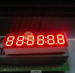 6 Digit Size LED Clock Display with Wavelength of 515-525nm and Electricity