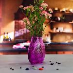 Home Decoration 8" Fish Style Vintage Pink Glass Vase