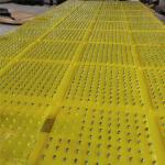 Yellow 83"X74" Anti-Skid Mat Oil Drilling Industrial