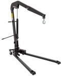 Red Double Pump Folding 1Ton Engine Hoist And Stand