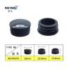 Buy cheap KR-P0378 PP Round Plastic Pipe Plugs Steel Furniture Tube Use Cover Insert Black from wholesalers