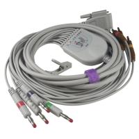 Buy cheap Nihon Kohden EKG Ecg Lead Wire 10 Leads AHA Standard Banana 4.0 product