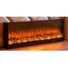 Buy cheap Brown Home Decoration Built-In Decorative Electric Fireplace With Overheating Protection from wholesalers