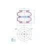 Buy cheap 2B188168 Industrial Air Springs Double Convolution Actuator G1/4 Air Inlet from wholesalers