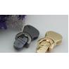 Buy cheap Wholesale Zinc Alloy Gunmetal Color Purse Lock Closure Twist Turn Clutch Locks from wholesalers
