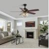 Buy cheap 65W 120V Living Room Decorative Ceiling Fans / Sparkly Ceiling Fan Super Brightness from wholesalers