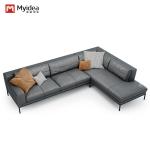 Nordic Minimalism Leather Sofa Set Office Bedroom Traditional Sectional Design
