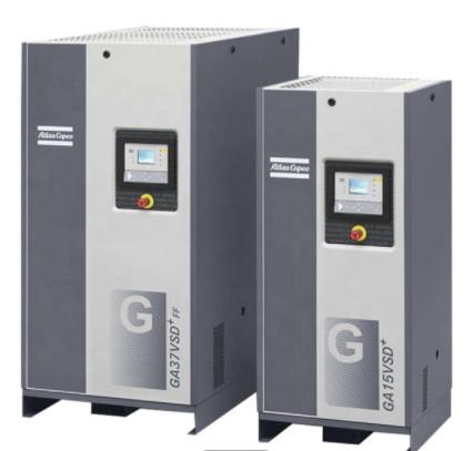 Buy cheap VSD Oil Injected Rotary Atlas Screw Air Compressor G26VSD+ FF 26kw from wholesalers