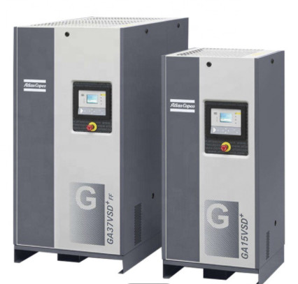 VSD+ Atlas Screw Air Compressor G45VSD+ FF 45kw Built In Dryer