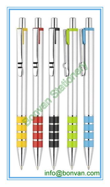 Buy cheap advertising retractable pen, aluminum body promotional pen from wholesalers
