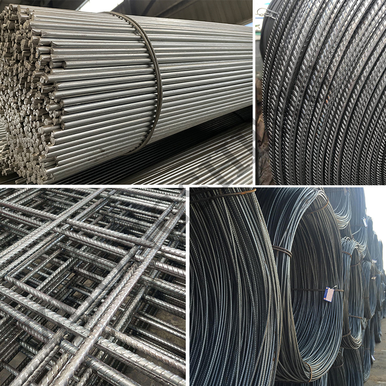 Customized Black Ribbed Steel Rebar Bar for Construction Building and Iron Rod Deformed Rebars at Affordable