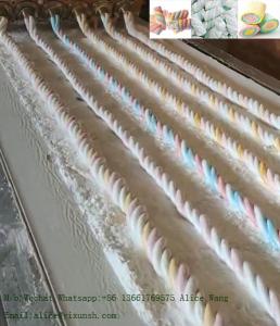 Wholesale A to Z Marshmallow production line Long twist marshmallow cotton candy line 100kg/h from china suppliers