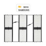 Mannul Dimming Commercial LED Grow Lights SAMSUNG 301H 720W Quantum Board