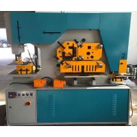 Buy cheap Duoble Cylinder Q35 Series Hydraulic Ironworker 90T Cut Round Bar product