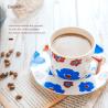 Buy cheap 200ml Floral Latte Cappuccino Ceramic Cup Porcelain Coffee Tea Mug And Saucer Nordic Cup from wholesalers