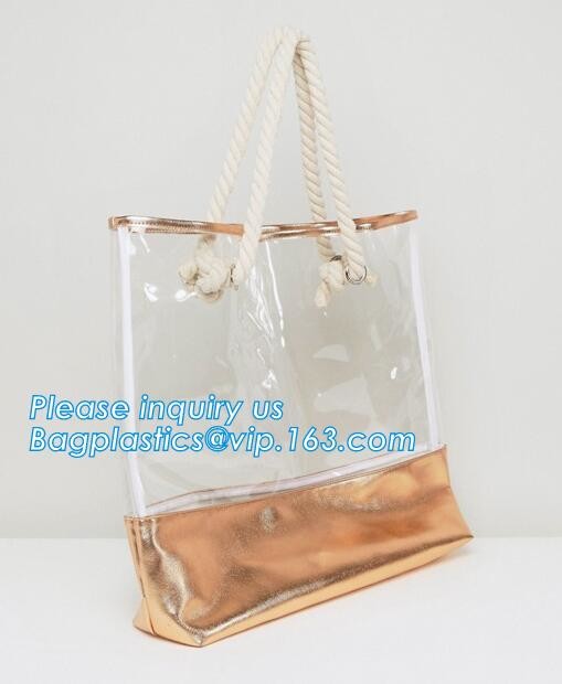 Summer Beach Bag Pvc Clear Transparent Purse Knitting Small Shoulder Bags Designer Jelly Bag, Handbag Fashion Shoulder B