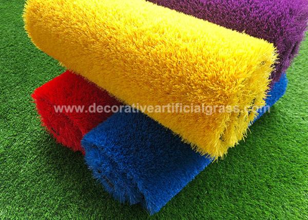 Buy cheap 35mm Colorful Artificial Grass Lawn 5 / 8" For Kindergarten from wholesalers