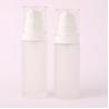 Buy cheap Customized Colors 15ml 30ml 50ml Clear Frosted Empty Mini Perfume Glass Serum Pump Bottle for Skincare Packaging from wholesalers