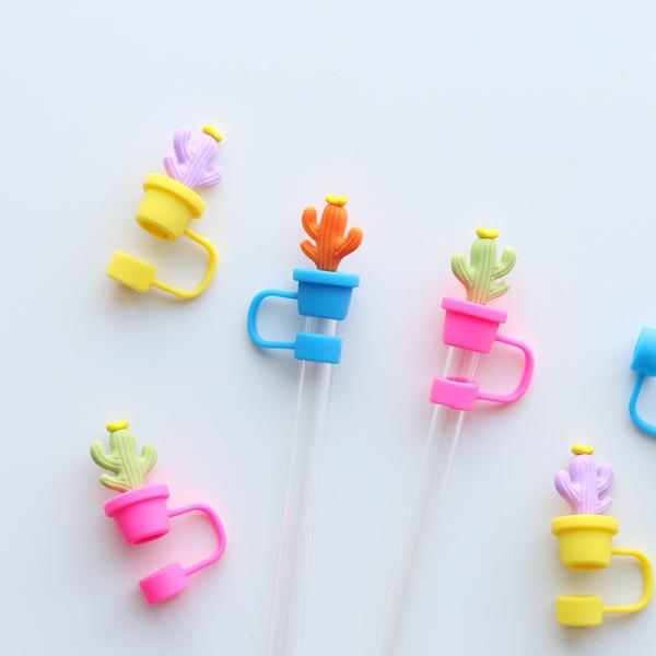Cactus Straw Stoppers Protector Straw Toppers for Stanley 40 Oz Tumbler with