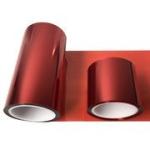 Special Tape Colored Pet Film , Heat Resistance Red Colored Plastic Film