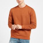 Regular Sleeve Style Embroidered Pullover Sweatshirt Customized Color Size