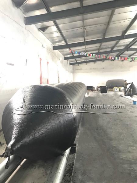 Buy cheap Size Customized Marine Airbag Anti Tearing Black Inflatable Rubber Airbag from wholesalers