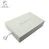 Buy cheap Ribbon Decoration White Paperboard Box With Hinged Lid For Clothing from wholesalers