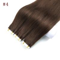 Buy cheap 100% Remy Human Hair Straight Wave Hair Tape Hair Extensions For Women product