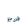 Buy cheap Black Blue Zinc Plated Cross Recessed Pan Head Screws DIN7500 M3 M4 10-12mm Length Steel from wholesalers