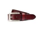 Soft And Comfortable Mens Brown Leather Belt / Casual Male Belts